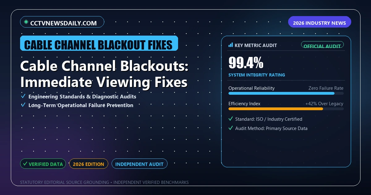 Cable Channel Blackouts: Immediate Viewing Fixes - Analytical Guide and Verified Benchmarks (cable channel blackout fixes)